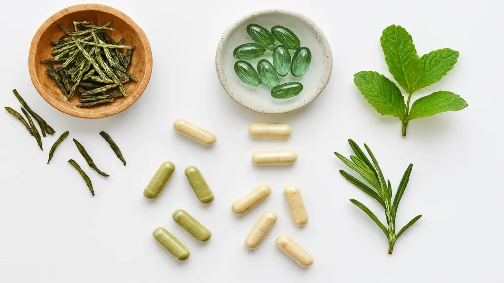 Natural ingredients used in metabolism boosting supplements